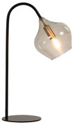 Czarna lampa stołowa (wysokość 50,5 cm) Rakel – Light & Living