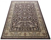 Brązowy prostokątny dywan do salonu M5-T32