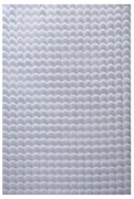 Dywan pluszowy 3D Ambiance srebrny 80 cm x 150 cm