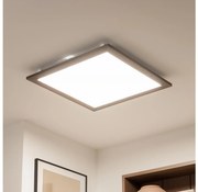 Brilagi - Ściemnialne oświetlenie LED SLIMFRAME WOOD LED/58W/230V 64x64 cm + pilot