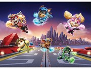 Fototapeta dla dzieci Paw Patrol Mighty Pups 252 x182 cm, 4 części
