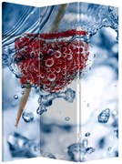 Parawan - Szczegół maliny w wodzie (126x170 cm)