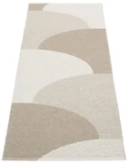 Beżowy chodnik odpowiedni na zewnątrz 70x180 cm Hill Dark Linen – Pappelina