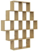 Skandynawski regał wiszący lub stojący dąb artisan Z1-A21