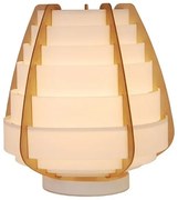 Drewniana pękata lampa na stół - V041 H7-Z32