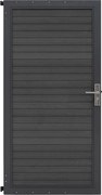 Brama panelowa kompozytowa - szara