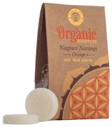 Organiczny wosk topiący się w monetach Flower ofLife, Na gpuri Narangi - Pomarańczowy