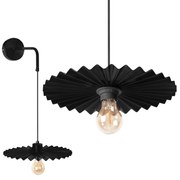 LAMPA ŚCIENNA KINKIET APP1355-1W Czarny 30 cm