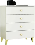 Komoda AKORD MOBI Kaszmir 60 cm 4 szuflady kolor Kaszmir mat 60x37x73 cm