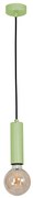 Żyrandol TUBES 1xE27/60W/230V zielony