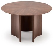 CALDO stół okrągły, orzechowy 4-osobowy
