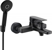 Mexen Lynx R40 bateria wannowa z zestawem prysznicowym, czarna - 74593R40-70