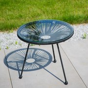 Stolik żyłkowy Arthur 48 cm grafitowy PATIO