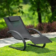 Leżak ogrodowy Valery antracyt PATIO