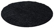 Dywan shaggy Antracyt 160 cm x 160 cm koło