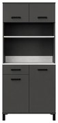 Buffet kuchenny SORRO 80 cm do kuchni, jadalni - antracyt