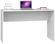 Białe długie minimalistyczne biurko R6-K93