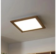 Brilagi - LED Plafon SLIMFRAME WOOD LED/36W/230V 49,5x49,5 cm brązowy