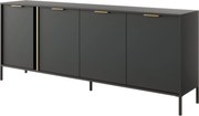 Komoda LORENZO 203 cm do Salonu Sypialni Antracyt