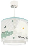 Dalber 60622 - Żyrandol dziecięcy RHICO AND CROCO 1xE27/15W/230V