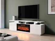 Szafka RTV Aniceto z kominkiem