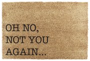 Wycieraczka z włókna kokosowego 40x60 cm Oh No Not You Again – Artsy Doormats