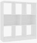 Biały otwarty regał z 8 pólkami A6-S43