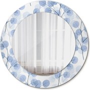 Lustro dekoracyjne okrągłe Gałęzie liście