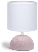 Aigostar - Lampa stołowa 1xE14/40W/230V różowy/biały