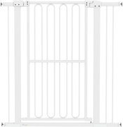 PawHut Bramka ochronna dla psów, 76-104 cm, bez wiercenia, bramka schodowa