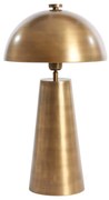 Lampa stojąca w kolorze brązu z metalowym kloszem (wysokość 52 cm) Dita – Light &amp; Living