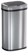 Jurhan Kosz na śmieci DEUS z czujnikiem, 58 litrów, srebrna