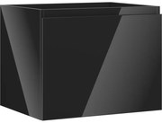 Mexen Orio szafka łazienkowa podumywalkowa 60 cm, 1 szuflada, czarna połysk - 91A10-06047-1-BF70
