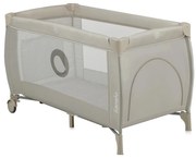 Lionelo - Łóżeczko turystyczne STEFI PLUS, beżowo-cappuccino