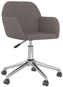Ciemnoszary fotel obrotowy do biurka F6-F11