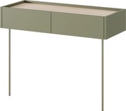 Toaletka Desin 100 cm z szufladami i metalowymi nogami - oliwka / dąb nagano