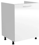 Szafka pod zlew 60 VENTO DK-60/82 biały połysk HALMAR