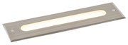 Zewnetrzna Nowoczesny reflektor szlifowany stalowy 30 cm z diodą LED IP65 - Eline Nowoczesny Oswietlenie zewnetrzne
