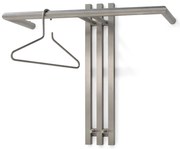 Metalowy wieszak ścienny w kolorze srebra 65 cm Senza – Spinder Design