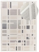 Jasnoszaro-kremowy dywan 80x150 cm Flora – Universal