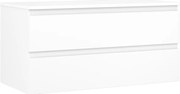 Mexen Orio szafka łazienkowa podumywalkowa 100 cm z blatem, 2 szuflady, biała mat - 91A10-10047-2-BFFC01