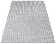 Szary stylowy dywan z włeny synetetycznej P7-W80