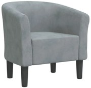 Ciemnoszary fotel klubowy do salonu  T5-R94