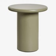 Okrągły Stolik Pomocniczy Ø45 Cm Z Mdf Rodeo Salvia Zieleń - Sklum