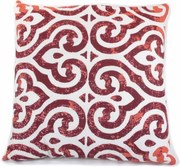 Poszewka na poduszkę ORIENTAL 45x45 cm, bordowa