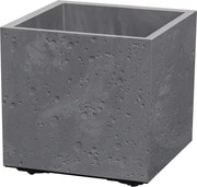 Doniczka SIERRA SQUARE BETON EFFECT 38,5 cm, szary, M