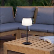 Eglo 901898 -LED Solarna lampa stołowa SCORDIANO LED/2,3W/3,7V 1800mAh IP44 czarna