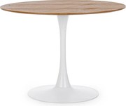 Okrągły stół dębowy 100×75 cm - BLOOM