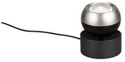 Lampa stołowa LED w czarno-srebrnym kolorze (wysokość 14 cm) Orbit – Trio Select