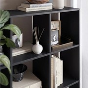 Room Divider czarny 104x29x108 nove